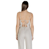 Only Beige Recycled Polyester Top